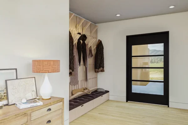 Interior rending of 4 Lifts' entry.